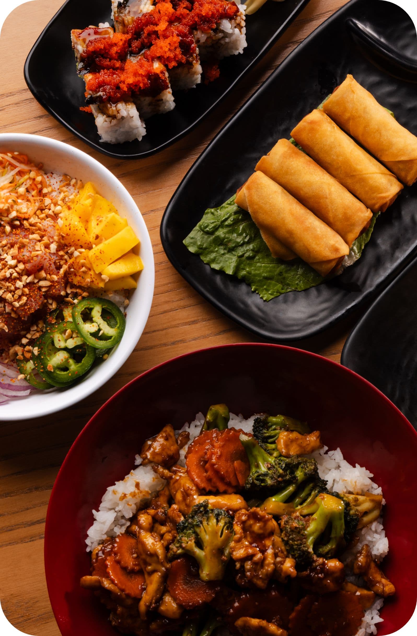 Various BENTO menu items